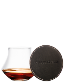 sada 2 sklenic + podtácků Diplomatico