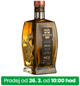 Radlík Whisky Rotlev Peated 50% 0,5l