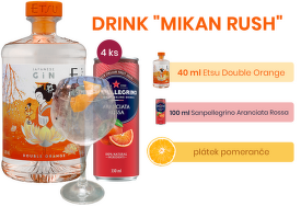 Etsu Double Orange Japanese Gin + dárek