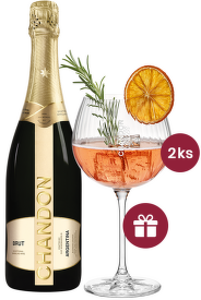 Chandon Brut Argentina + dárek