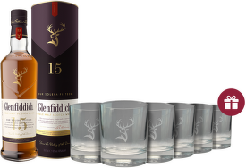 Glenfiddich 15 Years Old 0,7l + dárek