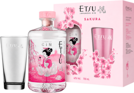 Etsu Sakura Japanese Gin 0,7l + sklenice