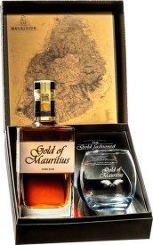 Gold Of Mauritius Rum 0,7l + sklenice