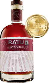 Ratu 8 Years Old Signature Blend, Premium Fiji Rum Liquer 0,7l