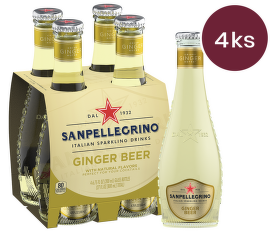 Sanpellegrino Ginger Beer sklo 20cl - 4 ks