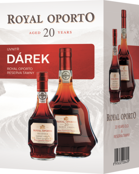 Royal Oporto 20 Years aged Tawny+ Royal Oporto Reserva Tawny 0,2l