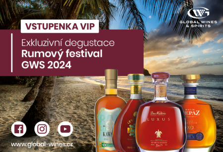 Vstupenka na VIP degustaci RumFest GWS 20.6.2024 Karlín