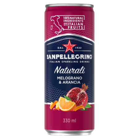 Sanpellegrino Melograno & Aranciata plech 33 cl