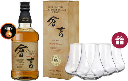 Kurayoshi Sherry Cask Japanese Whisky 0,7l + dárek