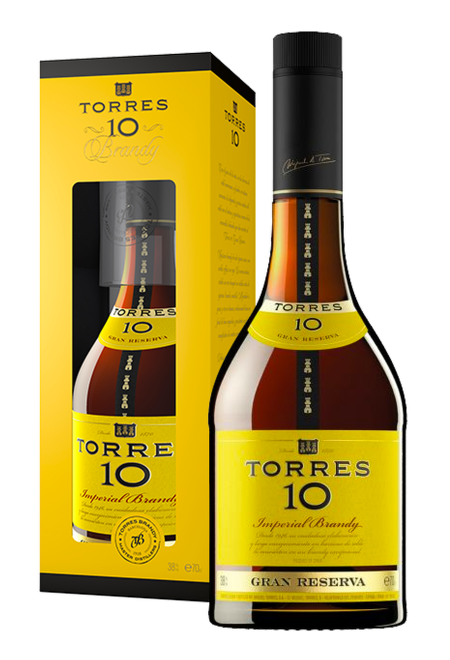 Torres 10 Years Old Gran Reserva 0,7l + sklenička