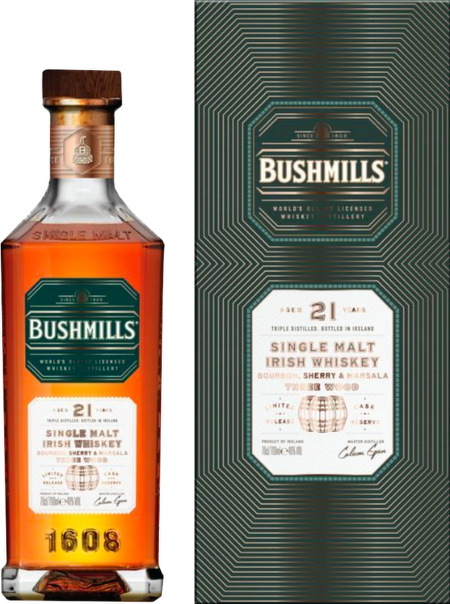 Bushmills Malt 21 Years Old Triple Wood 0,7l