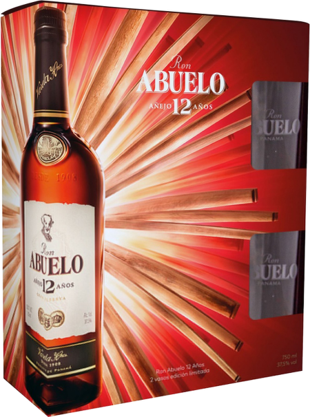 Abuelo 12 Years Old 0,7l + sklenice