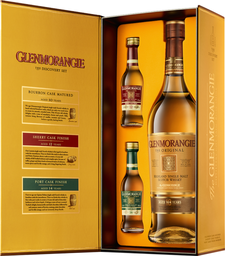 Glenmorangie Discovery Pack 0,7l + 2 x 50 ml