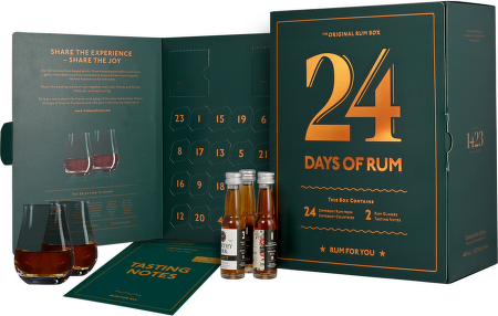Rumový kalendář, 24 rumů x 20 ml