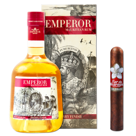 Emperor Rum Sherry Cask Finish, Mauritius 0,7l + dárek