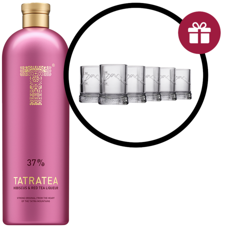Tatratea 37% Hibiscus & Red Tea liqueur 0,7l