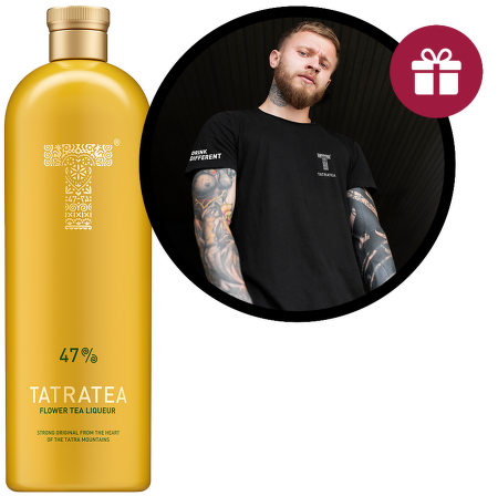Tatratea 47% Flower Tea liqueur 0,7l + dárek