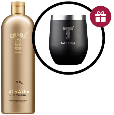 Tatratea 17% Milk & Tea liqueur 0,7l + dárek