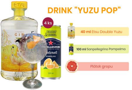 Etsu Double Yuzu Japanese Gin + dárek