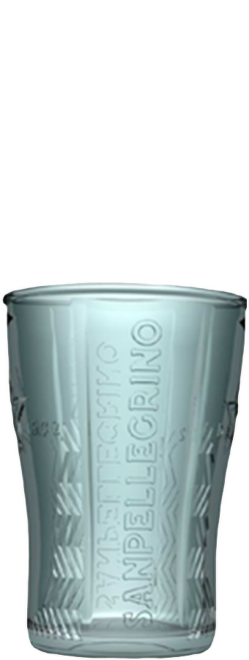 sklenice Sanpellegrino limo
