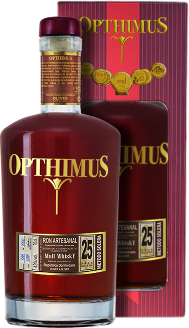 Opthimus Artesanal Ron, 25 Solera, Malt Whisky Cask 0,7l