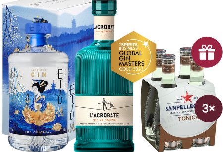 Gin&Tonic Fest: Etsu Japanese Gin + L´Acrobate Gin + dárek