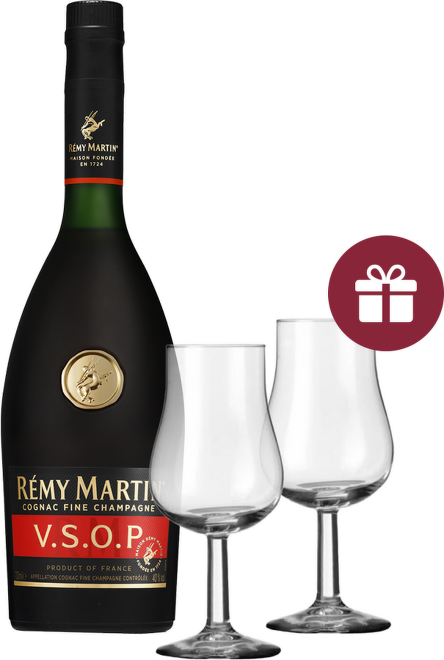 Remy Martin VSOP 0,7l + 2 originální skleničky