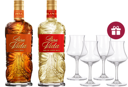 Pura Vida Blanco + Pina + dárek