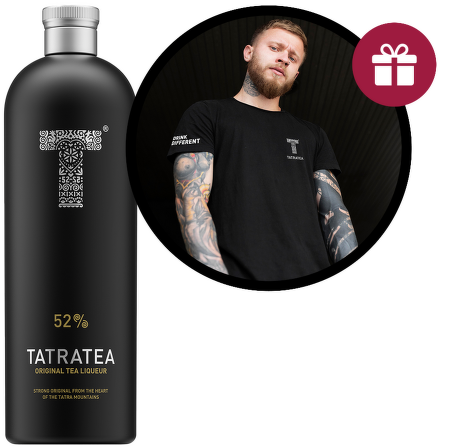 Tatratea 52% Original Tea liqueur 0,7l + dárek