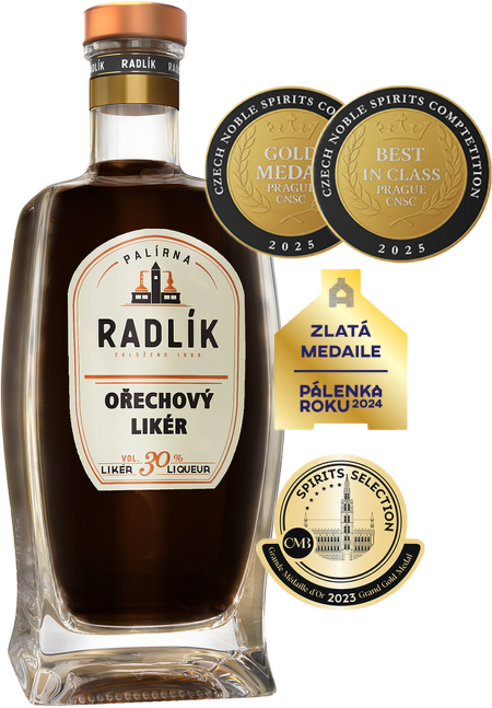 Radlík Ořechový likér 30% 0,5l