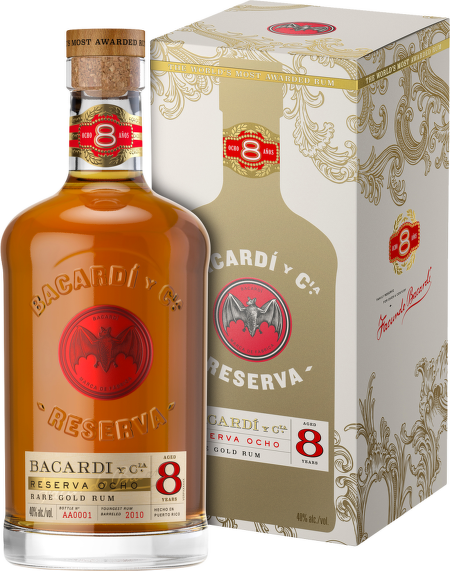 Bacardí Reserva Ocho, 8 Years Old 0,7l