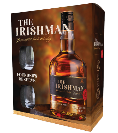 Irishman Founders Reserve 0,7l + sklenice