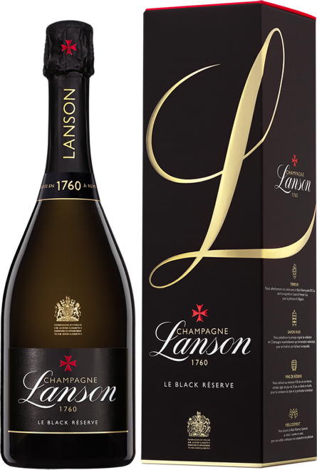 Lanson Le Black Réserve Brut box, 0,75l