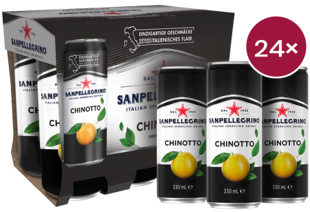 Sanpellegrino Chinotto plech 0,33l - 24 ks