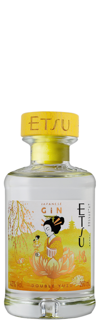 Etsu Double Yuzu Japanese gin 20 cl