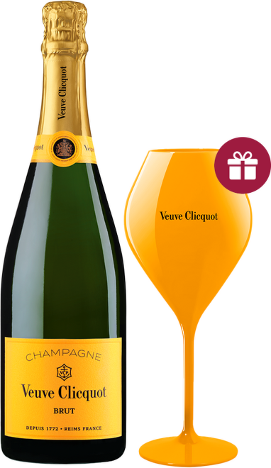Veuve Clicquot Brut Yellow Label + sklenice