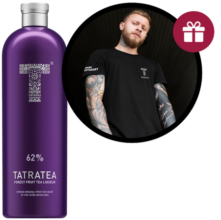 Tatratea 62% Forest Fruit Tea liqueur 0,7l + dárek