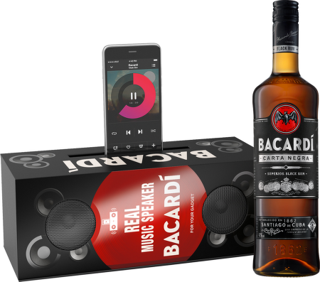 Bacardí Carta Negra Music box 0,7l