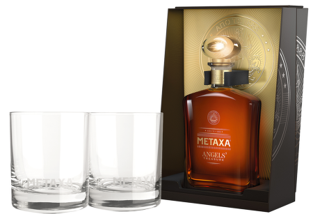 Metaxa Angels Treasure + sada 2 sklenic