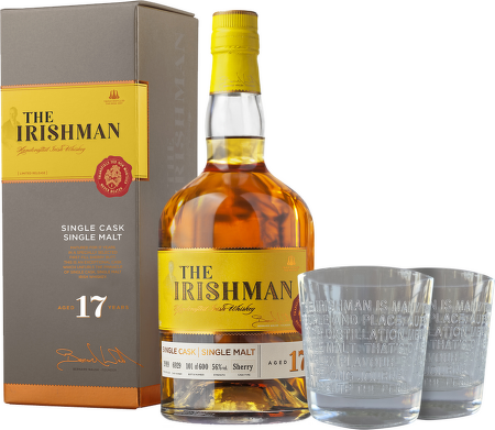 Irishman 17 Years Old Malt + dárek