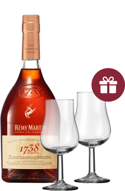 Remy Martin Accord Royal 0,7l + 2 originální skleničky