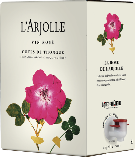 BIB 5L La Rose de L' Arjolle Cotes de Thongue IGT