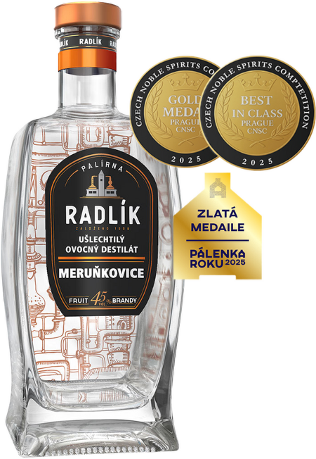 Radlík Meruňkovice 45% 0,5l