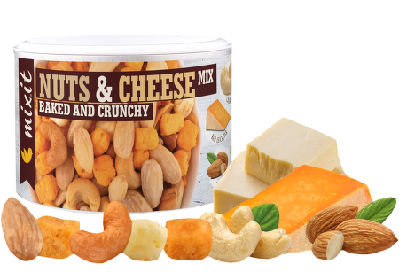 Mix pražených ořechů a křupavého sýru 120g, Mixit