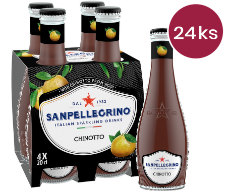 Sanpellegrino Chinotto sklo 20cl - 24 ks