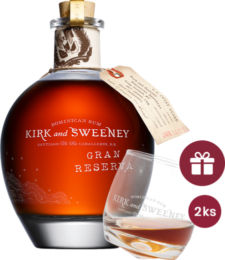 Kirk and Sweeney Gran Reserva 0,7l + dárek