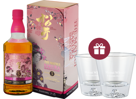 Matsui 5YO Sakura Single Cask + dárek