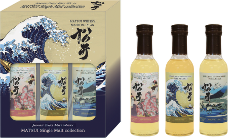 Matsui Japanese whisky 3 x 20cl