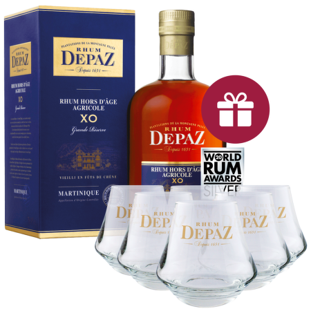 Depaz XO Grande Reserve, Martinique 0,7l + dárek