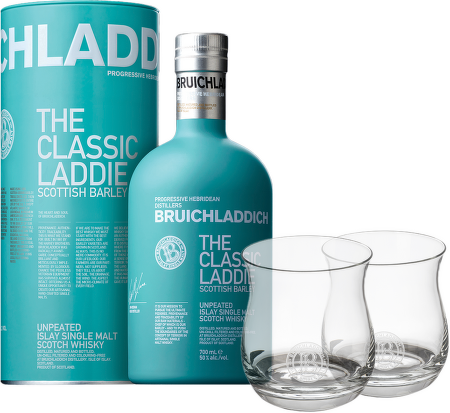 Bruichladdich Classic Laddie 0,7l + sada 2 sklenic